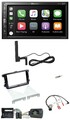 Pioneer USB 2DIN Bluetooth DAB Lenkrad Autoradio für VW T6 15-19 piano schwarz