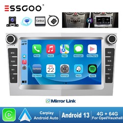 Für Opel Corsa C/D Astra H Vivaro Autoradio Android 13 4+64G Carplay GPS NAV Cam