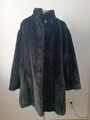 Gerry Weber Damen Jacke Kurzer Mantel Pelzmantel Kunstpelz Schwarz Größe 38 / M