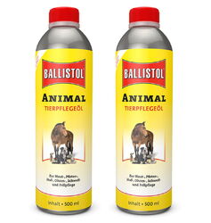 Ballistol Animal Tierpflege 1l (2x 500ml) Haut Schweif Pfoten Hufpflege 38,70€/l