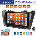 2+32G Für Mazda 5 CW 2010-2015 Android 13 Autoradio GPS NAVI WIFI Carplay FM RDS