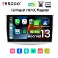 Für VW Passat B7 CC Magotan Android 13 4+64GB Autoradio GPS DAB+ KAM Carplay