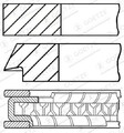 Kolbenringsatz 08-125607-00 GOETZE ENGINE für OPEL CITROËN FORD PEUGEOT BMW