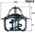 MAHLE TX171D Thermostat für Kühlmittel Thermostat Kühlmittel 