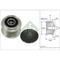 1x Generatorfreilauf Schaeffler INA 535 0219 10 passend für TOYOTA HYUNDAI