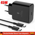 45W Schnellladegerät für Samsung S21 S22 S23 Ultra USB C Ladekabel Adapter Neu