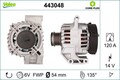 VALEO 443048 Lichtmaschine Generator 120A 14V für OPEL Corsa D Schrägheck (S07)