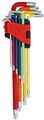 KS Tools 151.4760 Torx-Winkelstiftschlüssel-Satz, extra lang, 9-tlg.