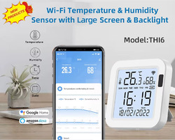 TUYA WiFi Smart Thermometer Hygrometer Temperaturmesser