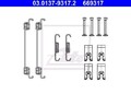 ATE Zubehörsatz Bremsbacken 03.0137-9317.2 Hinten für VW POLO (AW1, BZ1)