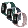 3x Sportarmband für Fitbit Charge 6 Charge 5 Fitnesstracker Smartwatch Sport 