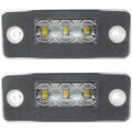 2x LED NUMMERNSCHILD KENNZEICHENBELEUCHTUNG LEUCHTE FÜR A8 D3 4E 4E0943021