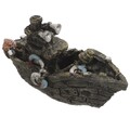  Piratenschiff-Ornamente Aquariumschmuck Aquarium-Landschaftsdekoration