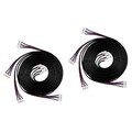  2pcs uetek 4 pcs 1m Stepper -Motorkabel Bleidraht HX2.54 4 Pin bis 6 Pin 3D