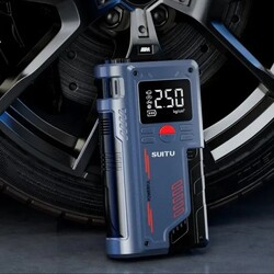 Auto KFZ Starthilfe Jump Starter Powerbank 20000mAh Kompressor Luftpumpe Notfall