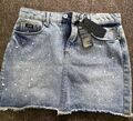 Vintage Superdry Jeans Rock Blogger trendy mini neu Gr. 28 S