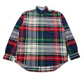 Tommy Jeans Hemd Herren Small Rot Relaxed Fit Langarm Button Down Kariert