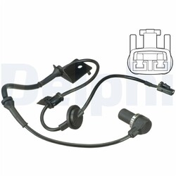 Delphi ABS-Sensor vorne links für Hyundai Santa Fe