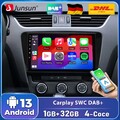 DAB+ Android 13 Für Skoda Octavia III 2013-2018 CarPlay Autoradio GPS NAVI 10" 