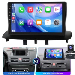 Für Renault Megane 3 2008-2014 Android 13 CarPlay Autoradio DAB+ 4+64G GPS KAM
