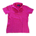 Denim&Co QVC Shirt Poloshirt pink mit Blumenmuster Gr. M 38