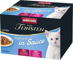 animonda vom Feinsten Premium Kitten Katzenfutter nass Raffinesse 24 x 85g