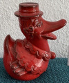 Daisy Duck Spardose Disney rot Keramik Kult vintage alt rar selten Sparbüchse