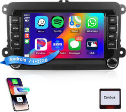 7" Autoradio Android 13 Carplay GPS Navi BT Für VW GOLF 5 6 Tiguan Touran Passat