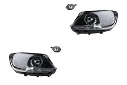 Scheinwerfer Set Halogen passend für VW Caddy III 2K 09/10- 12/13 H7 H15 +Nebel