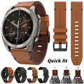 Für Garmin Fenix 8 E 7 7X 6 6X Epix Pro 5 5X Plus S70 60 Quick Fit Leder Armband