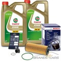 BOSCH ÖLFILTER+10L CASTROL EDGE 5W-30 LL FÜR AUDI A4 B7 B8 2.7 3.0 TDI 08-