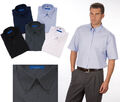 Kurzarm Uni Hemd Qualityshirts Gr. 39 - 54 (M-6XL)