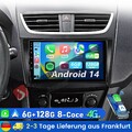6+128GB Android14 Für Suzuki Swift IV FZ 2011-2017 CarPlay Autoradio GPS Navi 9"