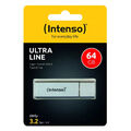 Intenso USB Stick 64GB Speicherstick Ultra Line silber USB 3.2 NEU&OVP
