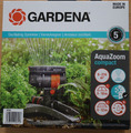 Gardena Viereckregner AquaZoom compact Rasensprenger, Sprinkler Reichweite 3-18m