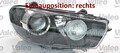 Valeo 043659 Hauptscheinwerfer rechts Scheinwerfer Frontscheinwerfer für VW 