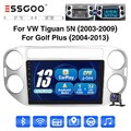 9 Zoll 1+32G Android 13 Carplay Autoradio GPS AHD Cam Für VW Tiguan 5N 2007-2016