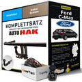 Anhängerkupplung abnehmbar für FORD C-Max +E-Satz Kit NEU AHK