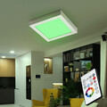Deckenlampe Wohnzimmerleuchte Deckenpanel RGB LED dimmbar Fernbedienung PANEL