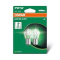 2x OSRAM P21W 21W ULTRA LIFE NEBELSCHLUßLEUCHTE GLÜHBIRNE RÜCKFAHRLEUCHTE 12V