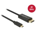 Delock USB-C® / DisplayPort Adapterkabel USB-C® Stecker, DisplayPort Stecker ...