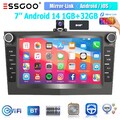 Android 14 DAB+32G Carplay Autoradio  Für Opel Antara Astra H Corsa C/D Zafira B