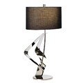 Tischlampe Schreibtischlampe Beistelllampe Nachttischlampe Stahl H 77,5 cm
