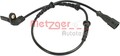 METZGER 2x ABS Sensor Raddrehzahl GREENPARTS 0900886/2x IAM für RENAULT MEGANE 3