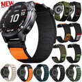Quick Nylon Armband für Garmin Fenix 6 6X 5 5X 7 7X 8 E Epix Pro Tactix S60 S62