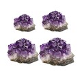 Natürlicher Amethyst Quarzkristall Cluster, Druzy Geoden Edelstein Skulptur