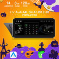 10.25" Android 14 8+128GB Autoradio GPS DSP TPMS CarPlay Für Audi A4/A5/B8/S4/S5