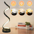 Metall LED Tischlampe USB Tischleuchte Dimmbar Spiral Schreibtischlampe Geschenk