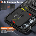 Hülle für SamsungS24 S23 S22 Ultra S23FE A14 A34 A54 Kameraschutz Handy RingCase