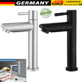 WC Waschtischarmatur Kaltwasserhahn Wasserhahn Einhand Waschbecken Edelstahl